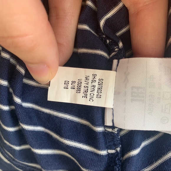 Gap Blue + White Striped Tank Maxi Dress - Picture 7 of 7